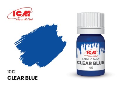 CLEAR COLORS  Clear Blue bottle 12 ml 