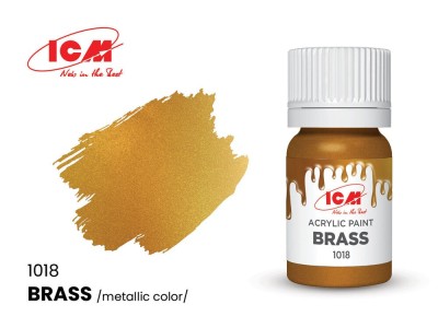 METALLIC COLORS Brass bottle 12 ml 