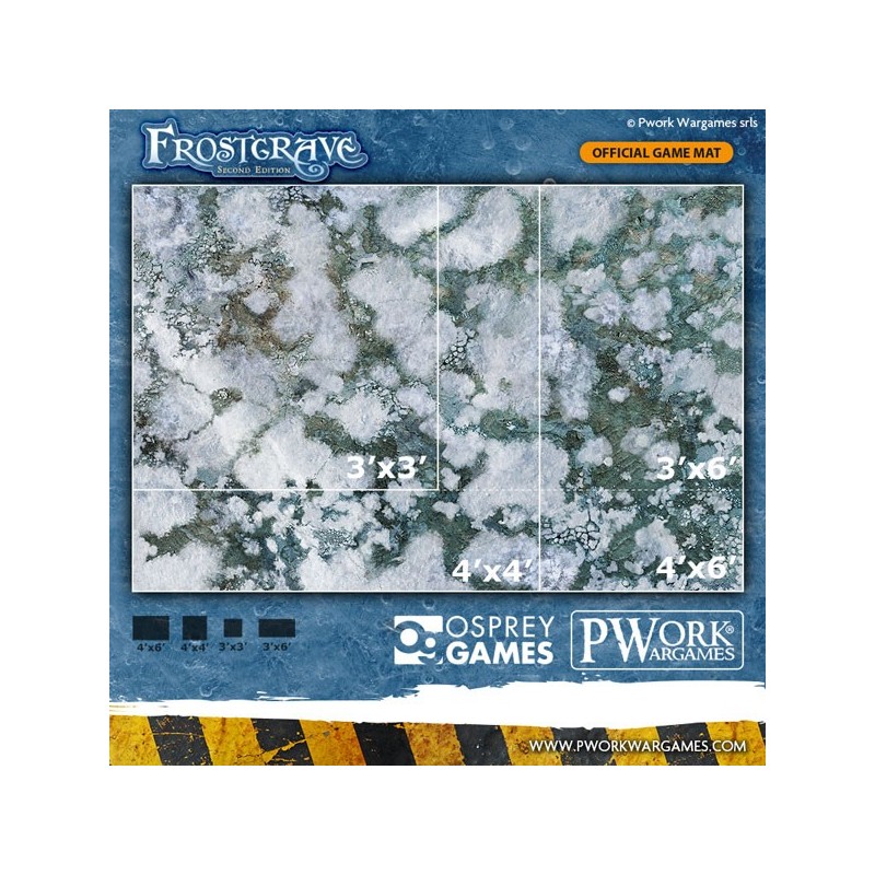 TAPIS DE JEU NEOPRENE FROSTGRAVE 3X6'