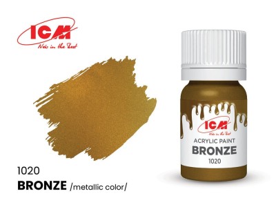 METALLIC COLORS Bronze bottle 12 ml 