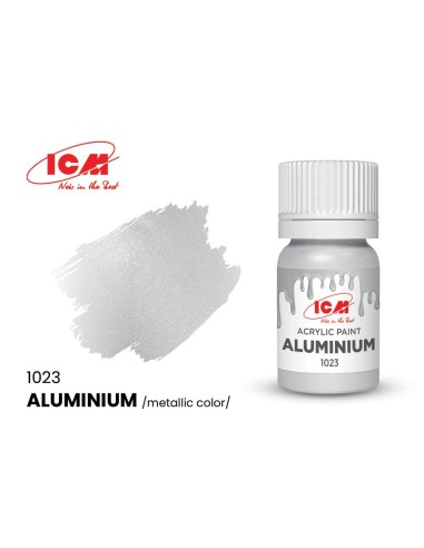 METALLIC COLORS Aluminium bottle 12 ml 