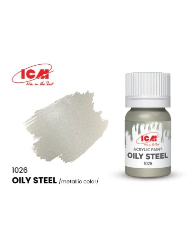 METALLIC COLORS Oily Steel bottle 12 ml 