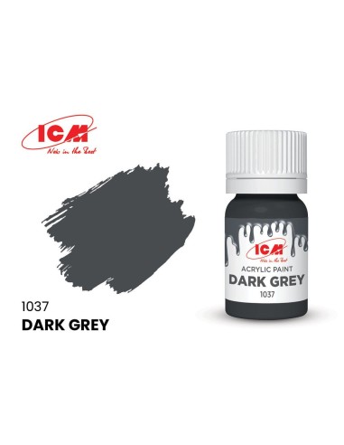 GREY Dark Grey bottle 12 ml 