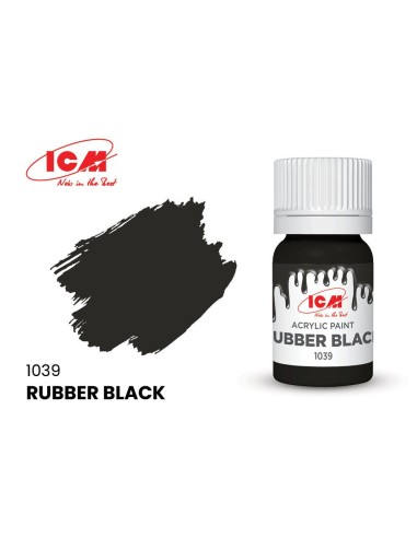 GREY Rubber Black bottle 12 ml 