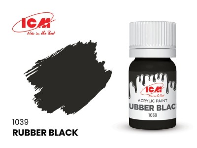 GREY Rubber Black bottle 12 ml 