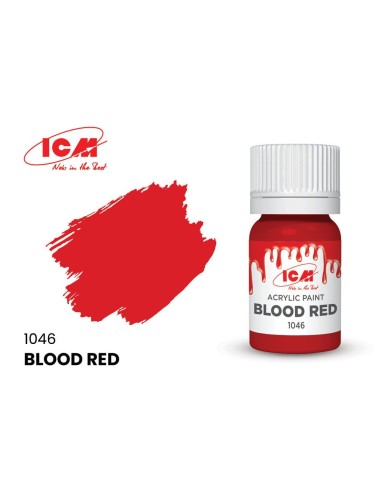 RED Blood Red bottle 12 ml 