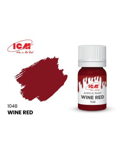 RED Wine Red bottle 12 ml 