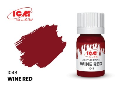 RED Wine Red bottle 12 ml 