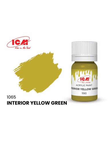 GREEN Interior Yellow Green bottle 12 ml 