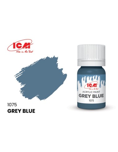 BLUE Grey Blue bottle 12 ml 