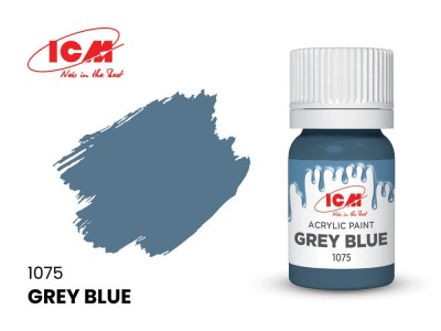 BLUE Grey Blue bottle 12 ml 