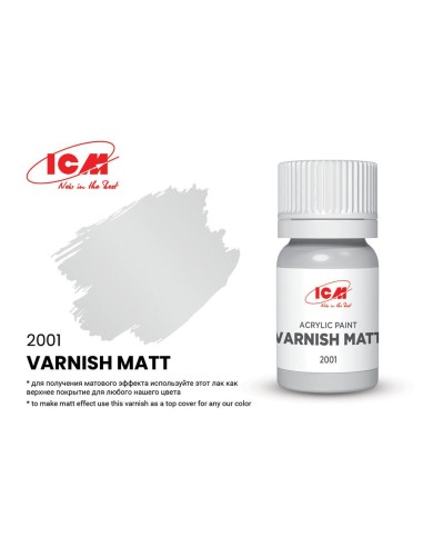 VARNISHES Varnish Matt bottle 12 ml 