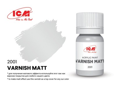VARNISHES Varnish Matt bottle 12 ml 