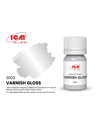 VARNISHES Varnish Gloss bottle 12 ml 
