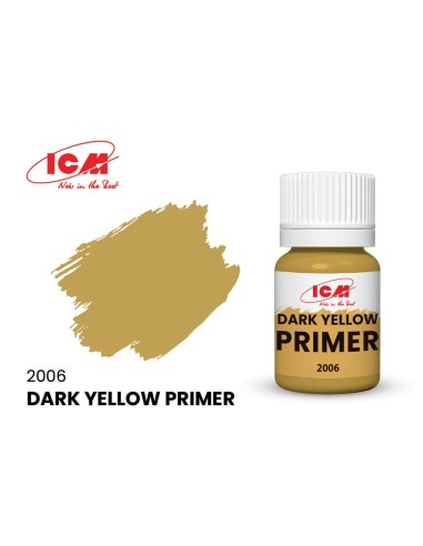 PRIMERS Primer Dark Yellow bottle 17 ml 
