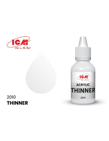 THINNER Thinner for acrylic paint bottle 50 ml 