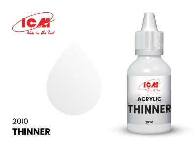 THINNER Thinner for acrylic paint bottle 50 ml 