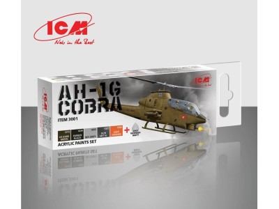 Acrylic paint set for Cobra AH-1G 6 x12 ml 