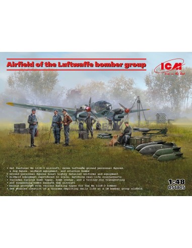 Airfield of the Luftwaffe bomber group 