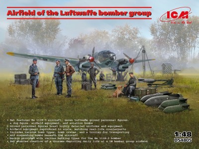 Airfield of the Luftwaffe bomber group 