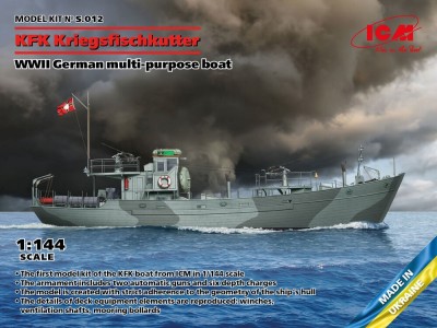 KFK Kriegsfischkutter, WWII German multi-purpose boat (100% new molds) 