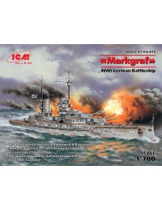 Markgraf (full hull & waterline) WWI German Battleship  2