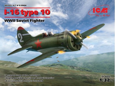 I-16 type 10, WWII Soviet Fighter 