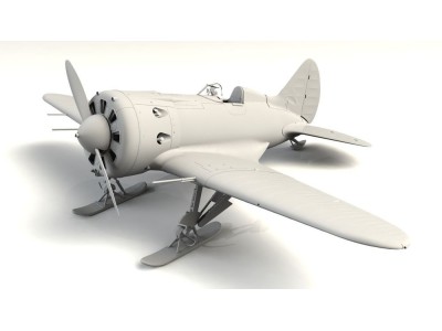 I-16 type 17, WWII Soviet Fighter 