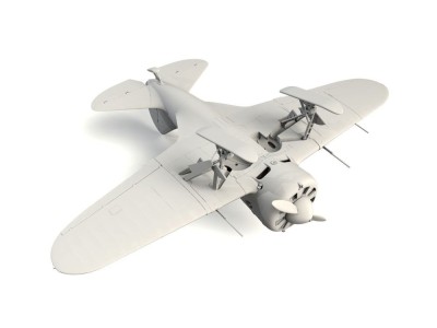 I-16 type 17, WWII Soviet Fighter 