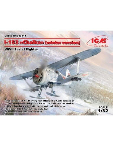 I-153(winter version),WWII Soviet Fighte 