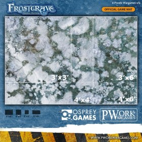 Tapis de jeu néoprène Frostgrave 44x60"