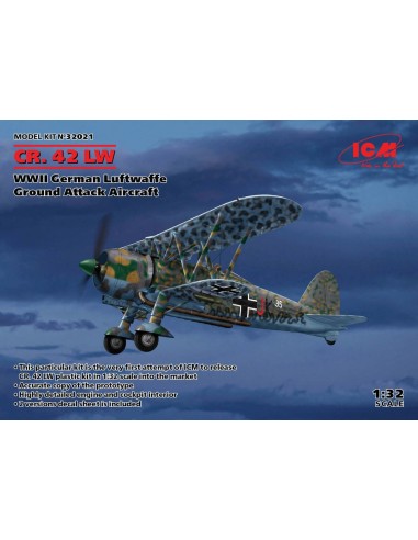 CR. 42 LW , WWII German Luftwaffe Ground Attack Aircraft 
