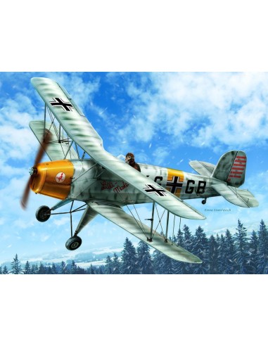 Bücker Bü 131D,WWII German Training Aircraft(100% new molds) 