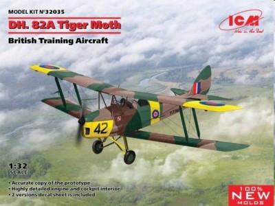 D.H. 82A Tiger Moth, British Training Aircraft 