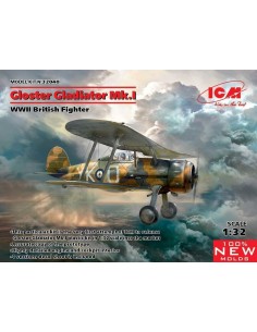 Gloster Gladiator Mk.I,WWII British Figh 