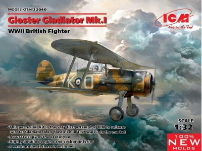 Gloster Gladiator Mk.I,WWII British Figh 