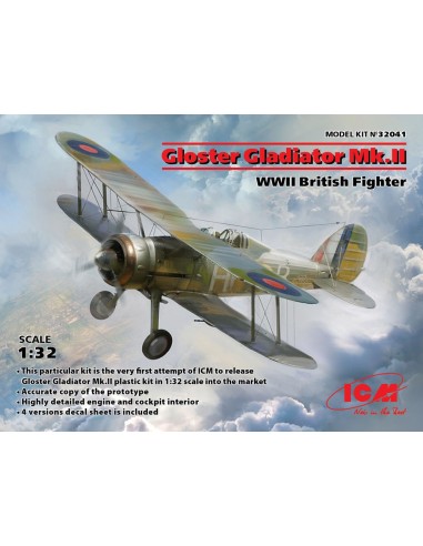 Gloster Gladiator Mk.II, WWII British Fighter 