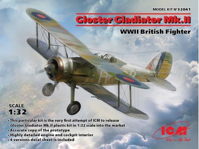 Gloster Gladiator Mk.II, WWII British Fighter 
