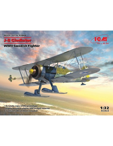 J-8 Gladiator, WWII Swedish Fighter 