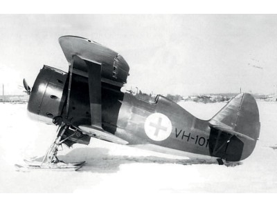 I-153,WWII Finnish Air Force Fighter winter version 