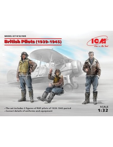 British Pilots (1939-1945)(3 figures) 