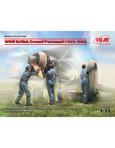 WWII British Ground Personnel(1939-1945)(3 figures) 