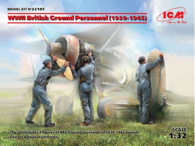 WWII British Ground Personnel(1939-1945)(3 figures) 