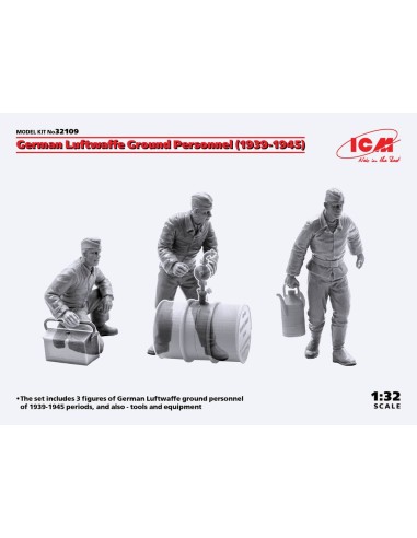 German Luftwaffe Ground Personnel(1939-1945)(3 figures) 
