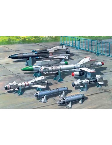 Soviet Air-to-Surface Armament (X-29T,X-31P,X-59M missiles, B-13L, B-8M1 rockets containers, KAB-500Kr bombs) 