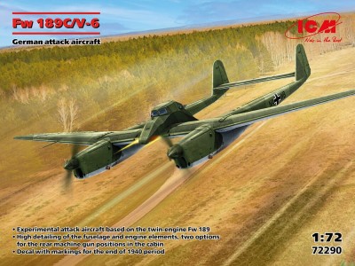 Fw 189C/V-6, German attack aircraft 