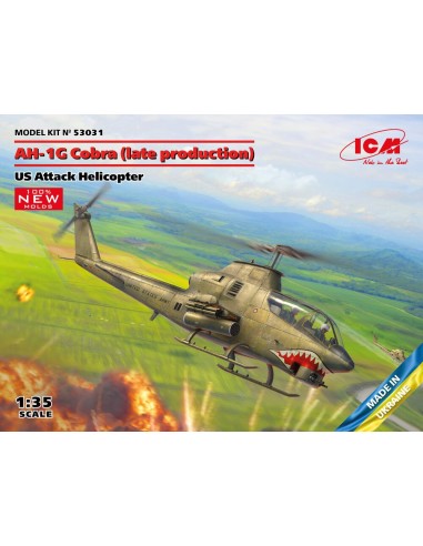AH-1G Cobra (late production), US Attack Helicopter (100% new molds) 