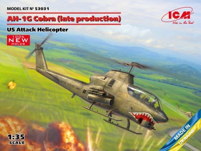 AH-1G Cobra (late production), US Attack Helicopter (100% new molds) 