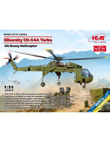 Sikorsky CH-54A Tarhe, US Heavy Helicopter (100% new molds) 