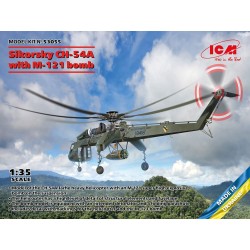 Sikorsky CH-54A Tarhe with BLU-82/B Daisy Cutter bomb 